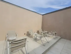 Área de la piscina del resort