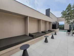 Área de la piscina del resort