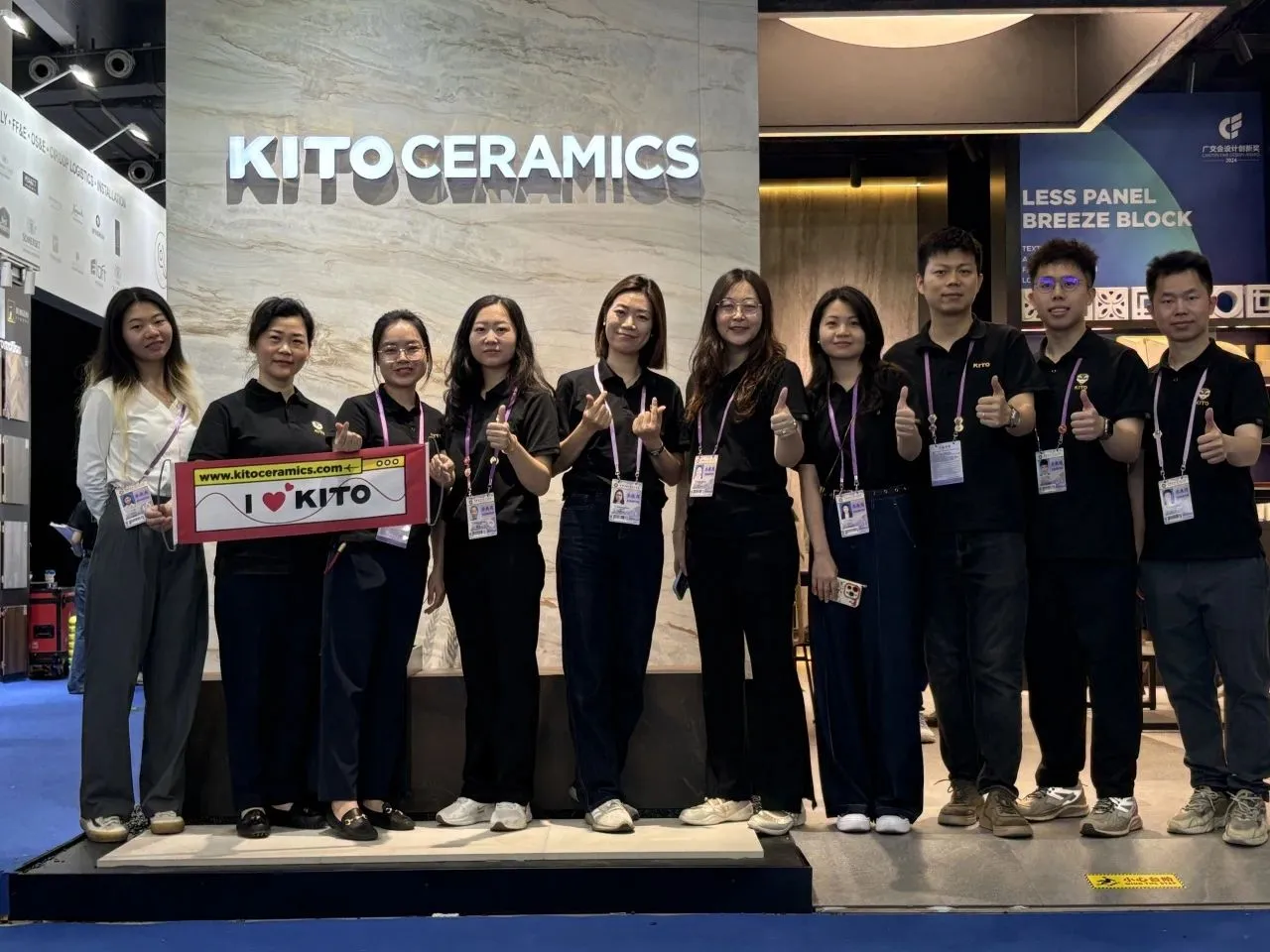 Las innovaciones de KITO brillan en la Feria de Cantón: Azulejos de madera y cerámica y más