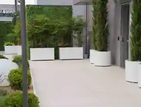 Jardín arquitectónico en el cielo