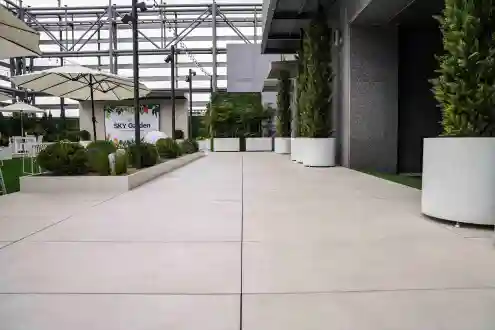Jardín arquitectónico en el cielo